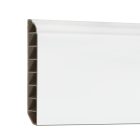 Vinyl SPC padlószegély Snow white 2400x100x12 mm