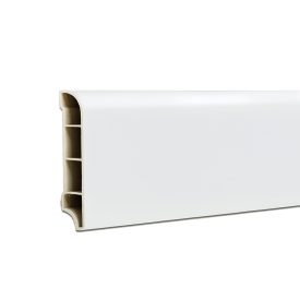 Vinyl SPC padlószegély Snow white 2400x60x12 mm