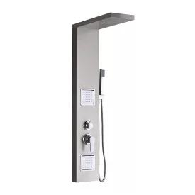   Leziter Merino hidromasszázs zuhanypanel, szálcsiszolt inox