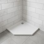 Modena Slim ötszögletű alacsony akril zuhanytálca 100x100 cm