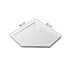 Modena Slim ötszögletű alacsony akril zuhanytálca 90x90 cm