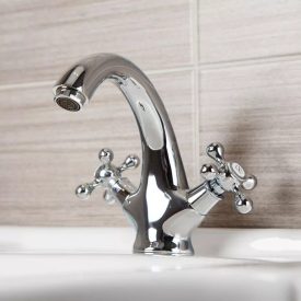   Diplon króm álló kétkaros kerámiabetétes mosdó csaptelep ST03162