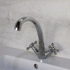   Diplon króm álló kétkaros kerámiabetétes mosogató csaptelep ST03167