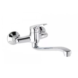   Diplon króm fali egykaros konyhai mosogató csaptelep kerámiabetéttel és elforgatható kifolyócsővel ST0345