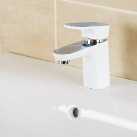   Diplon fehér álló egykaros kerámiabetétes mosdó csaptelep ST2612W