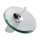 Üveg króm álló egykaros kerámiabetétes mosdó csaptelep ST9905