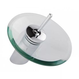   Üveg króm álló egykaros kerámiabetétes mosdó csaptelep ST9905