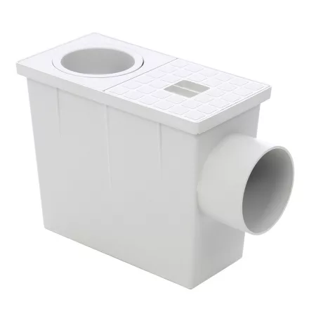 PP aknakészlet vízszintes lefolyócsőhöz szürke D.lfc 80/100 D.out 100 A15 (STPTIM100A)
