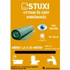 UV álló raschel háló zöld színű 1,2x50 méter, 30%, 36 G/M2