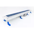 Styron Beltéri zuhanyfolyóka 100 cm Flore ráccsal, burkolható