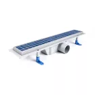 Styron Beltéri zuhanyfolyóka 50 cm Flore ráccsal, burkolható