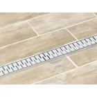 Styron Beltéri zuhanyfolyóka 80 cm Medium ráccsal