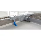 Beltéri zuhanyfolyóka 60 cm festett fekete Sinus ráccsal