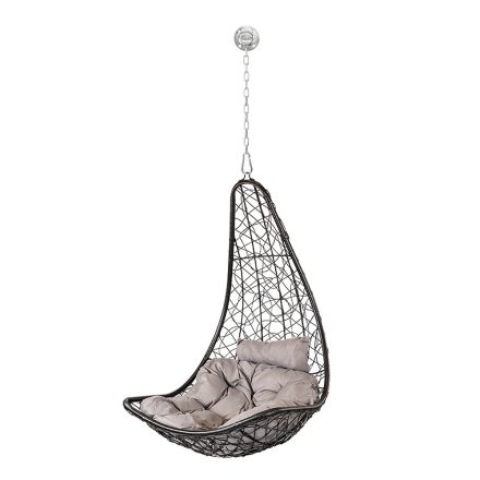 Natal Easy kerti függőfotel fekete rögzítő készlettel