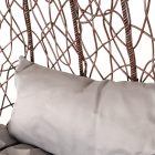 Natal kerti függőfotel barna