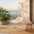 Natal kerti függőfotel fehér