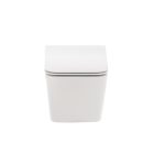 Tina perem nélküli fehér mély öblítésű fali rimless WC soft close ülőkével