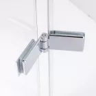 Stuxi Verona Duo 90x90 cm szögletes két csuklóajtós zuhanykabin, 6 mm vízlepergető üveggel, króm