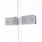 Stuxi Verona Duo 90x90 cm szögletes két csuklóajtós zuhanykabin, 6 mm vízlepergető üveggel, króm