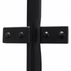 Stuxi Verona Duo Black 80x80 cm szögletes két csuklóajtós zuhanykabin, 6 mm vízlepergető üveggel, fekete