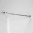 Stuxi Verona 70x70 cm szögletes csuklóajtós zuhanykabin, 6 mm vízlepergető üveggel, króm elemekkel