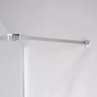 Stuxi Bari 70x80 aszimmetrikus nyílóajtós zuhanykabin 6 mm vízlepergető biztonsági üveggel, króm