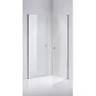 Stuxi Bari Duo 70x80 aszimmetrikus 2 nyíló ajtós zuhanykabin 6 mm vízlepergető biztonsági üveggel, króm