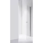 Stuxi Bari 70/80/90/100 cm széles egyszárnyú nyíló zuhanyajtó, 6 mm vízlepergető üveggel, króm profillal, 195 cm magas