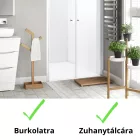 Stuxi Roma 70 cm széles kétszárnyú nyíló zuhanyajtó, 6 mm vízlepergető üveggel, króm profillal, 195 cm magas