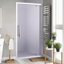  Stuxi Torino 70/80/90/100/110/120 cm széles nyílóajtós zuhanyajtó 6 mm vastag vízlepergető biztonsági üveggel, króm elemekkel, 200 cm magas