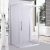 Stuxi Torino 120x90 falsíkra szerelhető 3 oldalú nyílóajtós zuhanykabin 6 mm vízlepergető biztonsági üveggel, króm elemekkel, 200 cm magas