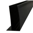 Stuxi fekete toldóprofil +30 mm, 200 cm magas, vágható (Nizza, Torino és verona zuhanykabinokhoz)