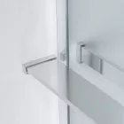 Stuxi Milano Easy Kombi Plus 1 Walk-in zuhanyfal, 70x70 cm, 8 mm vastag vízlepergető biztonsági üveggel, helytakarékos stabilizátorral, polccal
