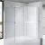 Stuxi Milano Kombi Plus 2 Walk-in zuhanyfal, 100x90 cm, 8 mm vastag vízlepergető biztonsági üveggel, 2 polccal és törölközőtartóval
