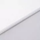 Stuxi Milano Light falsíkra szerelhető Walk-in zuhanyfal, 140x200 cm, 8 mm vastag vízlepergető biztonsági üveggel, két távtartóval