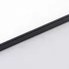 Stuxi Milano Light Black falsíkra szerelhető Walk-in zuhanyfal, 140x200 cm, 8 mm vastag vízlepergető biztonsági üveggel, két távtartóval