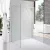 Stuxi Milano Gate falsíkra szerelhető, két oldalfalas walk-in zuhanyfal, 70x70 cm, 8 mm vastag vízlepergető biztonsági üveggel, helytakarékos sarokmerevítőkkel