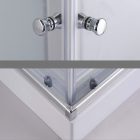 Stuxi Genova 80x80 cm szögletes két tolóajtós fehér hátfalas zuhanykabin 5 mm üveggel zuhanytálcával és csapteleppel