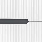 Trent Fürdőszobabútor 60 cm kerámia mosdóval (2 fiókos) tükörrel 60x80 cm antracit szürke-fehér