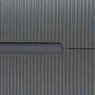 Trent Fürdőszobabútor 60 cm kerámia mosdóval (2 fiókos) tükörrel 60x80 cm antracit szürke