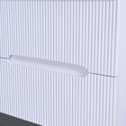 Trent Fürdőszobabútor 60 cm kerámia mosdóval (2 fiókos) tükörrel 60x80 cm fehér