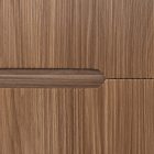 Trent Fürdőszobabútor 60 cm kerámia mosdóval (2 fiókos) tükörrel 60x80 cm sunset tölgy