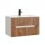 Trent 80 alsó fürdőszobabútor kerámia mosdóval (2 fiókos) fehér-sunset tölgy