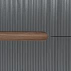 Trent 80 alsó fürdőszobabútor kerámia mosdóval (2 fiókos) sunset tölgy-antracit szürke