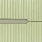 Trent 80 alsó fürdőszobabútor kerámia mosdóval (2 fiókos) zöld-világoszöld