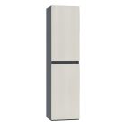 Trent függesztett oldal szekrény antracit szürke-fehér