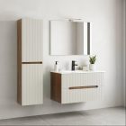 Trent függesztett oldal szekrény sunset tölgy-fehér