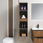 Trent függesztett oldal szekrény barna 35 cm