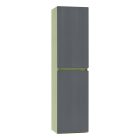 Trent függesztett oldal szekrény világoszöld-antracit szürke