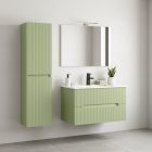 Trent függesztett oldal szekrény világoszöld